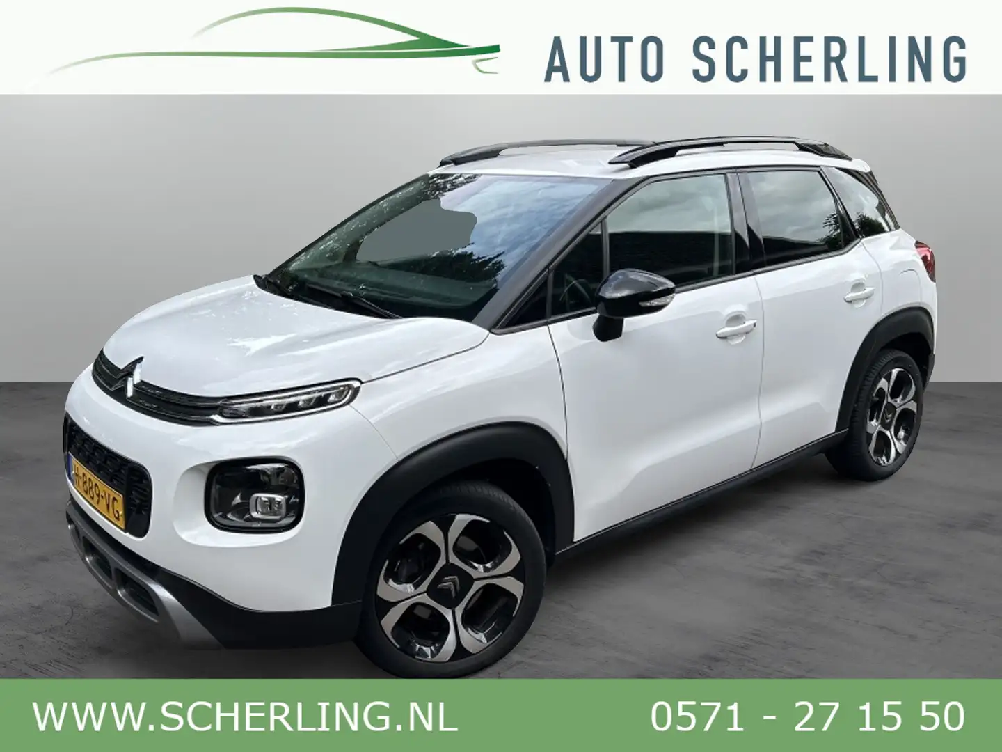 Citroen C3 Aircross 1.2 PT 110pk S&S Bns Navi, Carplay, 17" LMV Weiß - 1