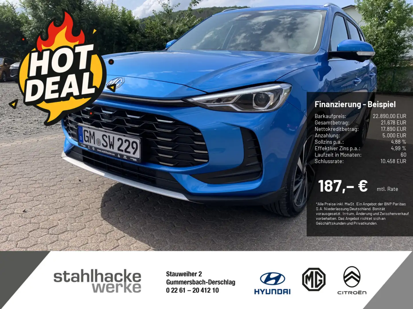 MG ZS Hybrid+ Luxury I Preis gilt nur bei Finanzierung Azul - 1