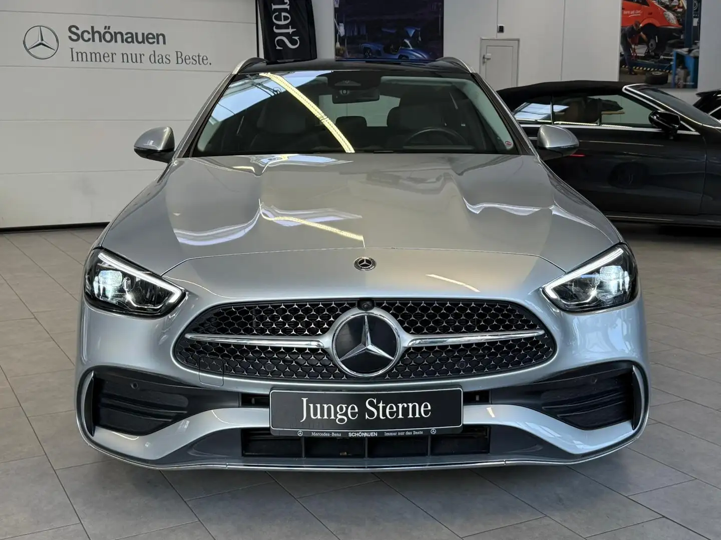 Mercedes-Benz C 220 d T AMG+PANO+KAMERA+TOTW+LED+CARPLAY+EASYPK Silber - 2