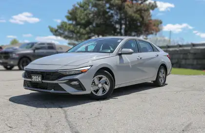 Gray 2024 Hyundai Elantra Essential FWD Sedan Continuously Variable Transmission