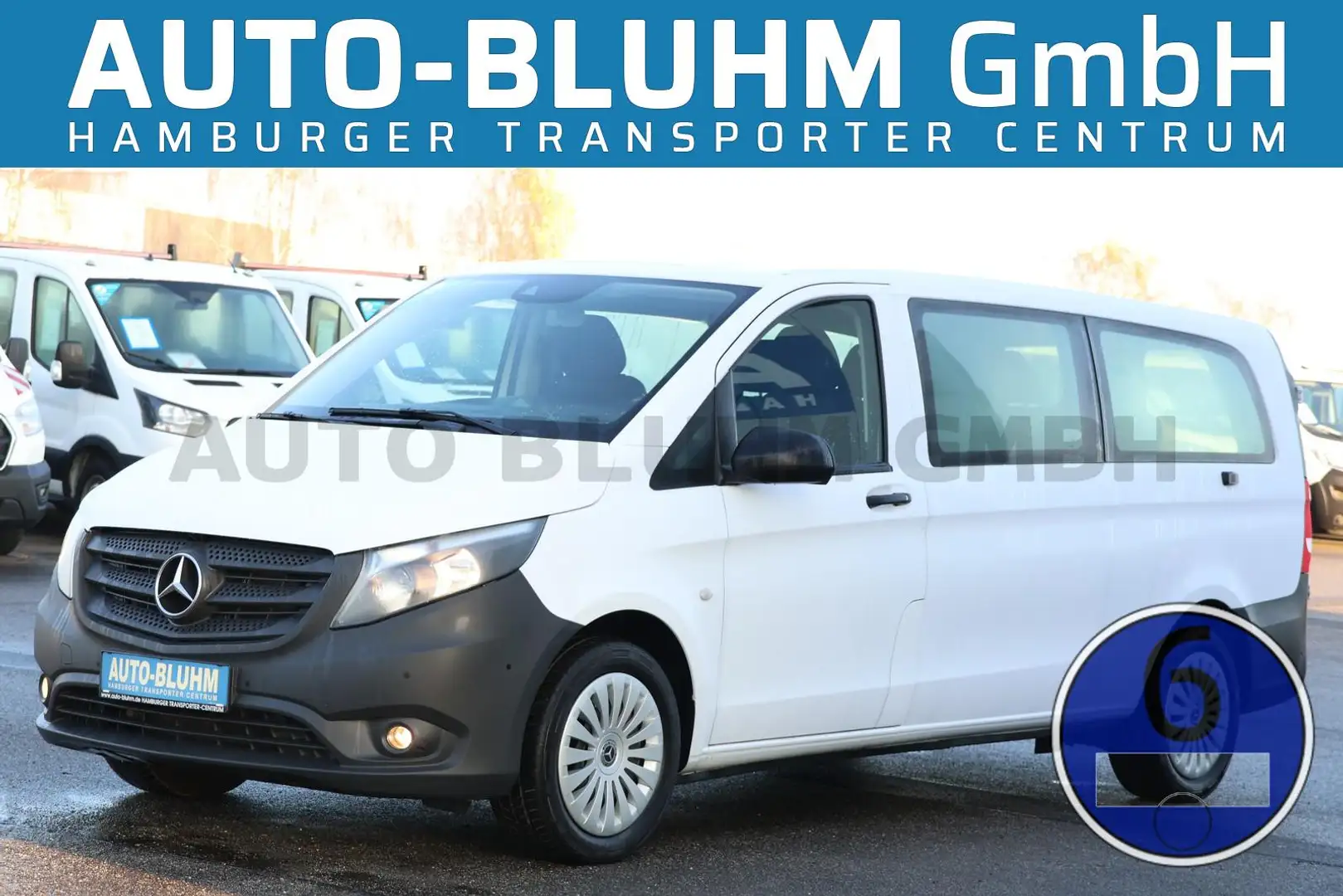 Mercedes-Benz Vito 114 Tourer Pro XXL + 9G-Tronic Navi 8-Sitze Weiß - 1