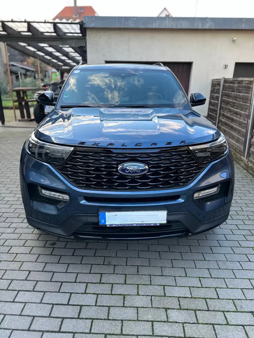 Ford Explorer EcoBoost Plug-in Hybrid ST-LINE Синий - 1