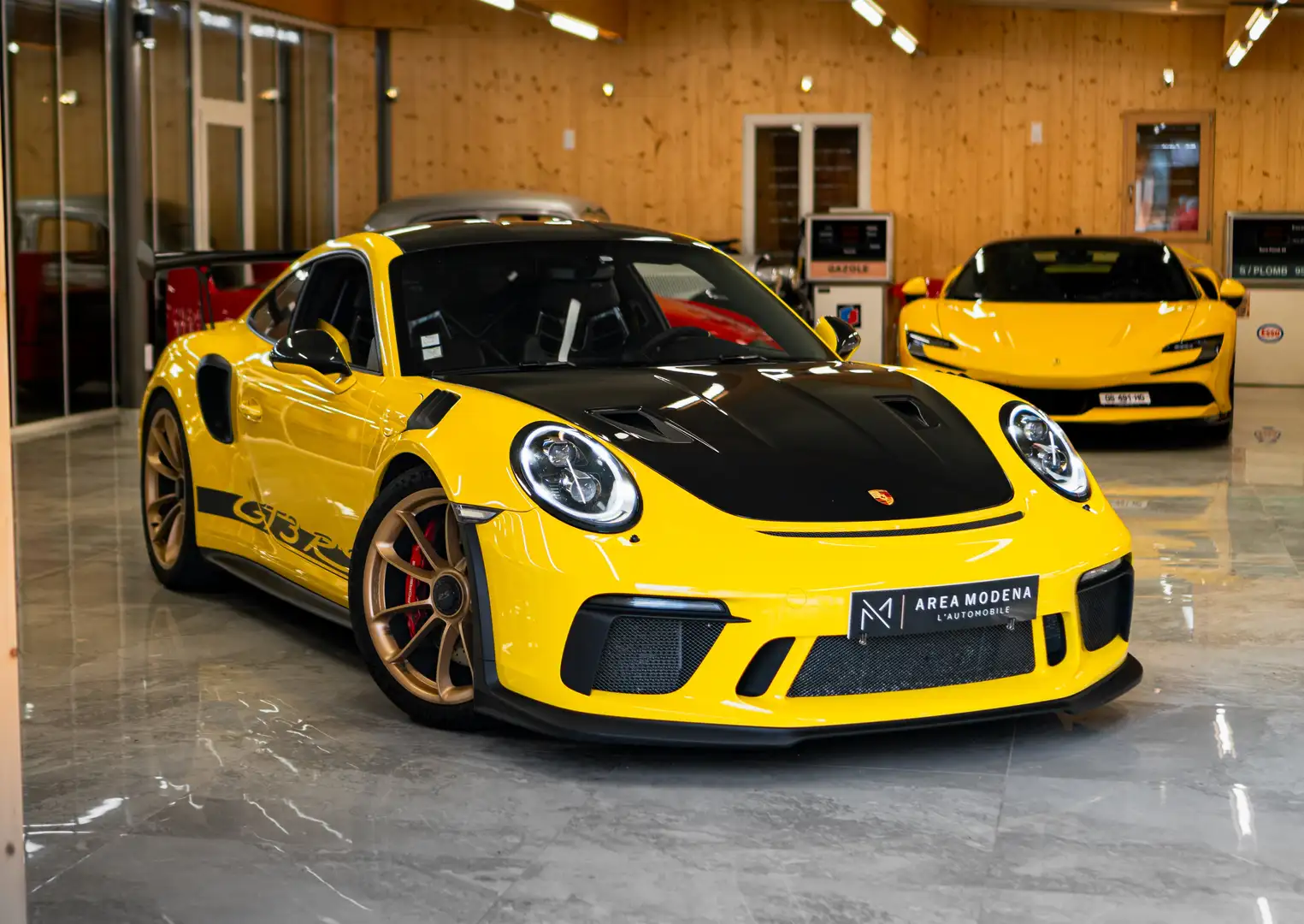 Porsche 911 991.2 GT3 RS 520 ch - Weissach - Porsche Approved Jaune - 2