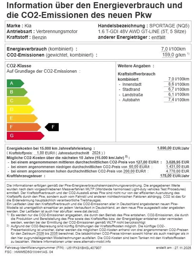 Kia Sportage GT-Line, INTAX-Fahrschulumbau Noir - 1