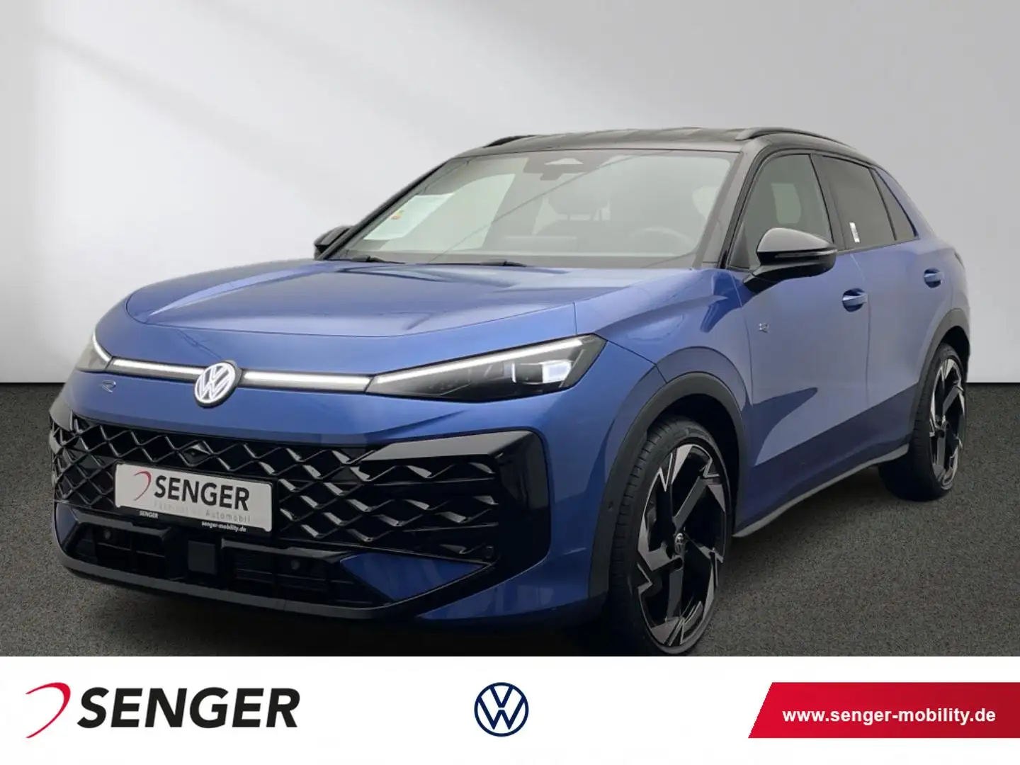 Volkswagen T-Roc 1.5 eTSI R-Line DSG 360° Kamera Matrix Blau - 1