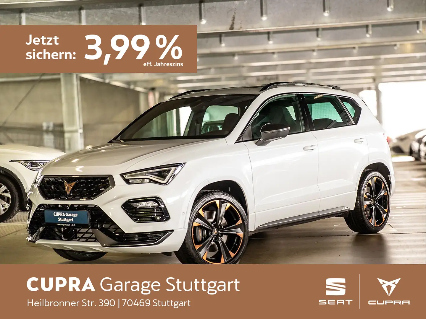CUPRA Ateca Cupra 2.0 TSI DSG 221kW *360 Kamera* *AHK* Weiß - 1