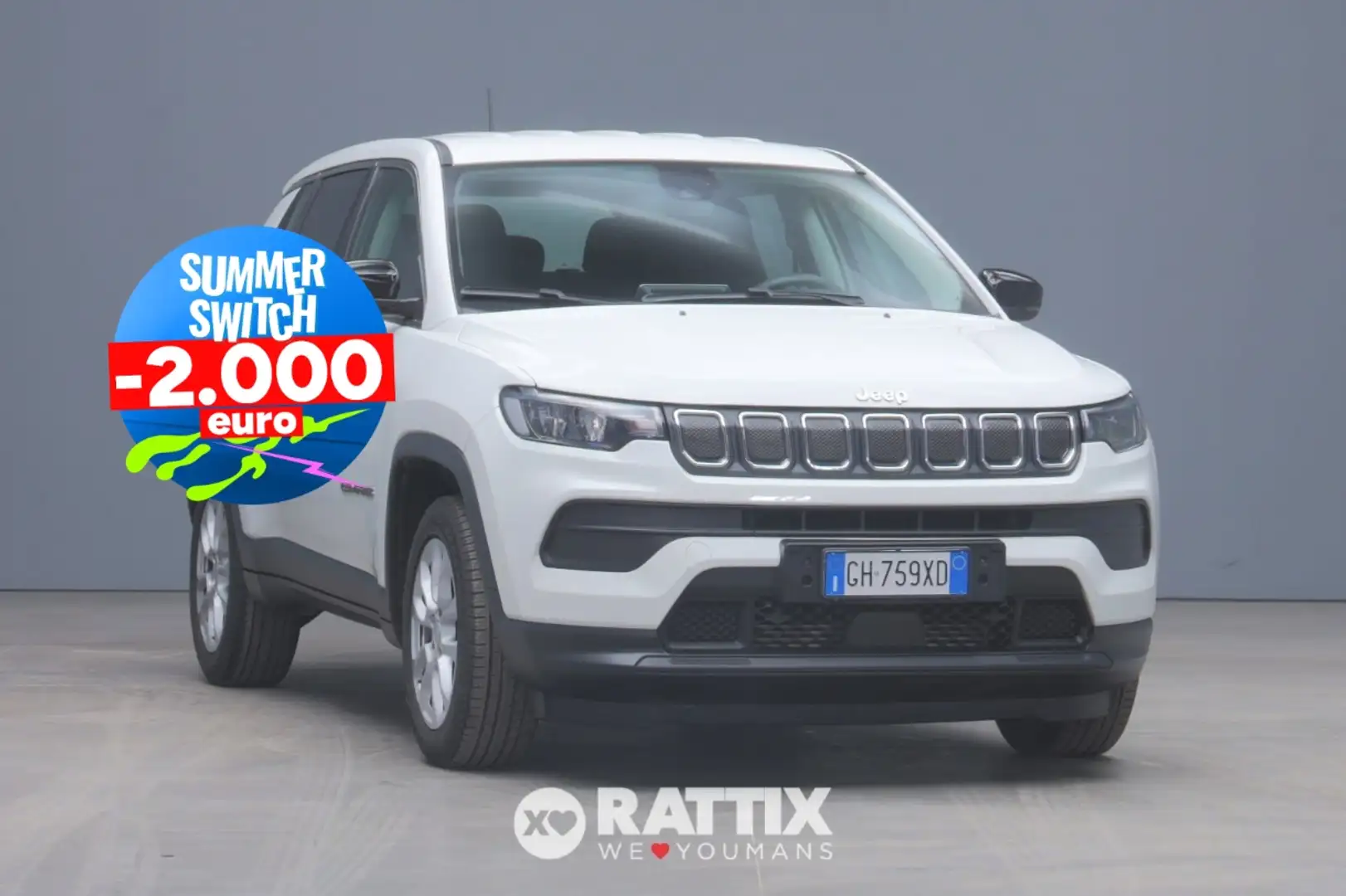 Jeep Compass 1.6 MJT 130CV Limited Blanc - 1