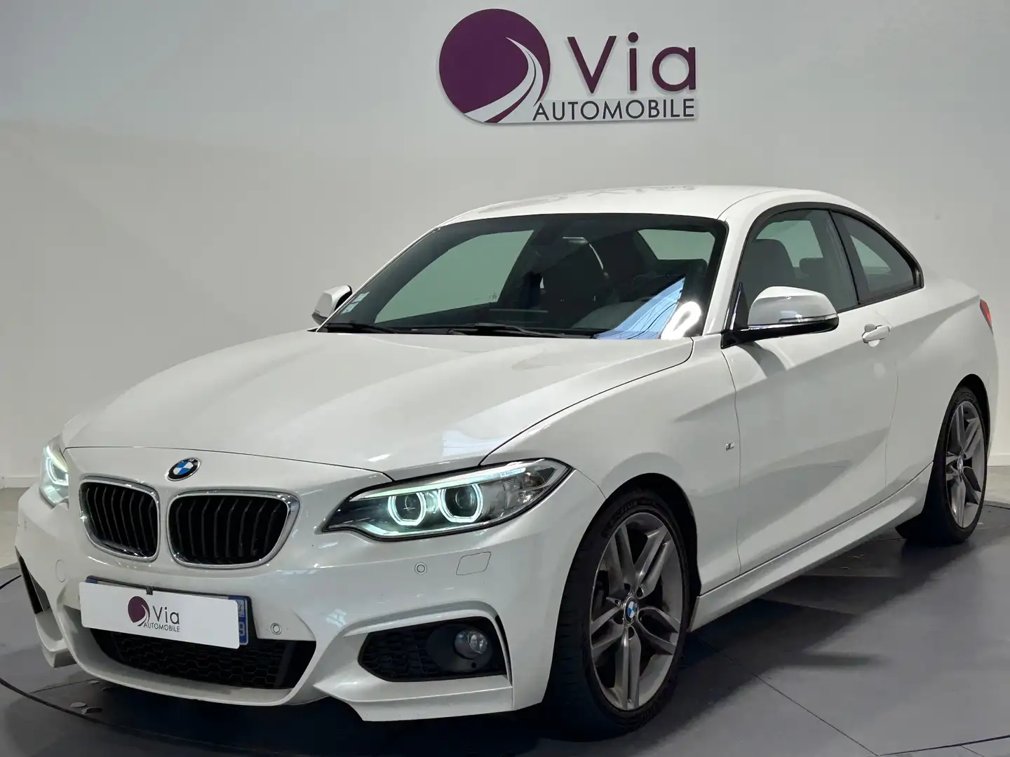 BMW 220 Coupe 220d 190 ch M Sport Blanc - 1