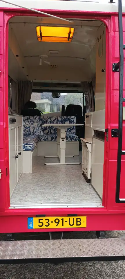 Mercedes-Benz 500 Mercedes L508DG camper bj. 1977. Voormalig PTT archiefauto, foto 10