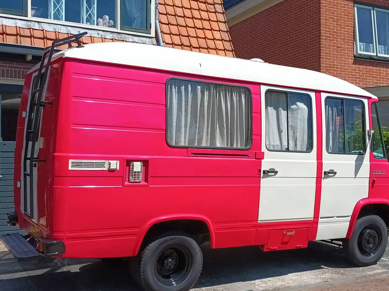 Mercedes-Benz 500 Mercedes L508DG camper bj. 1977. Voormalig PTT archiefauto, foto 2