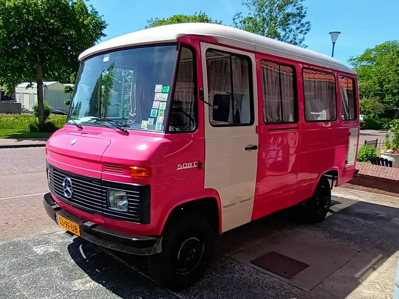 Mercedes-Benz 500 Mercedes L508DG camper bj. 1977. Voormalig PTT archiefauto, foto 5