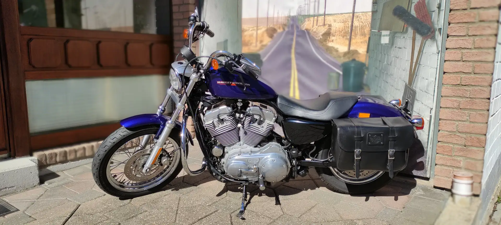 Harley-Davidson Sportster 883 Niebieski - 2