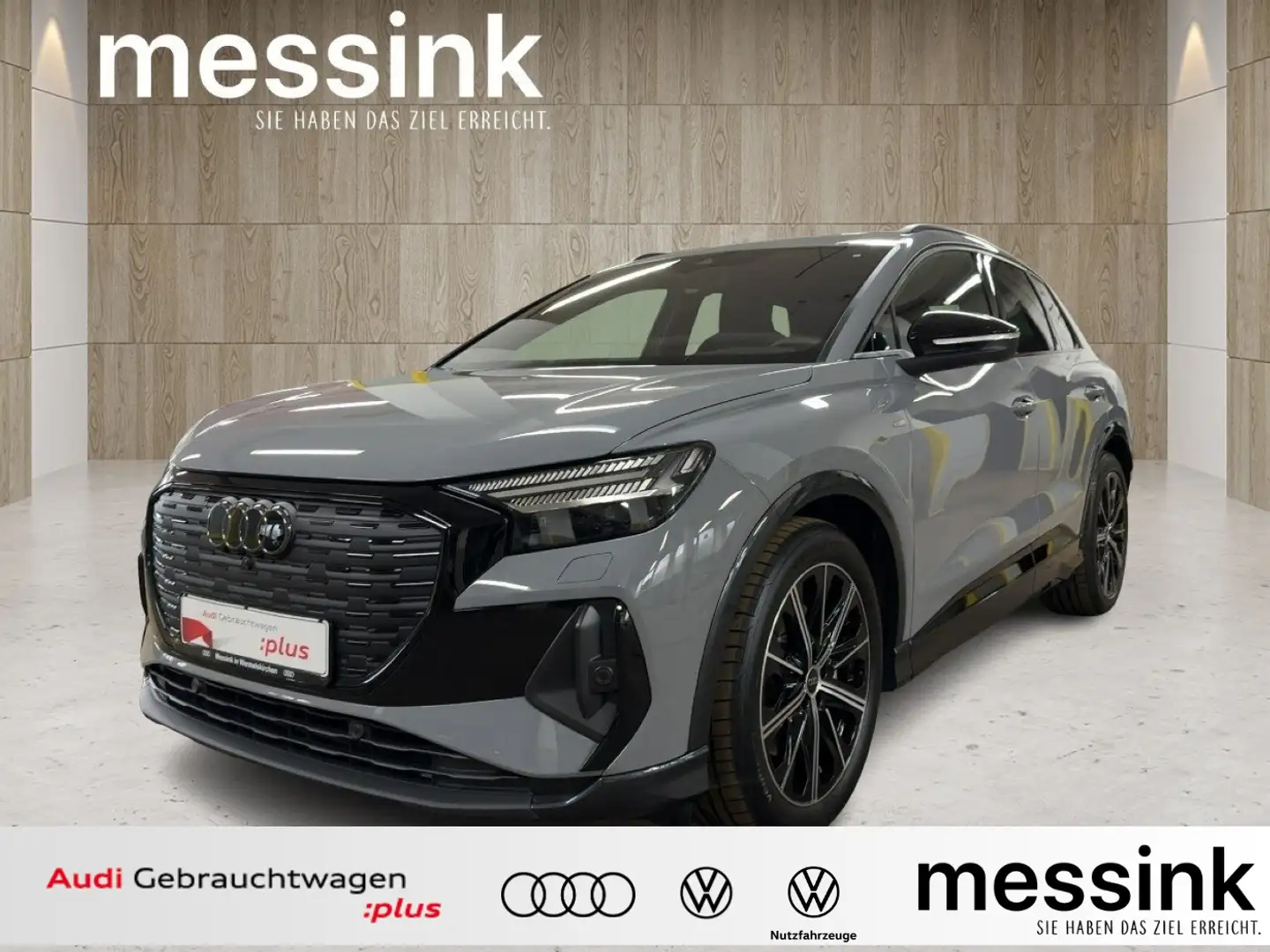 Audi Q4 e-tron 45 quattro*2xS-line*Matrix LED*Kamera*ACC Grau - 1