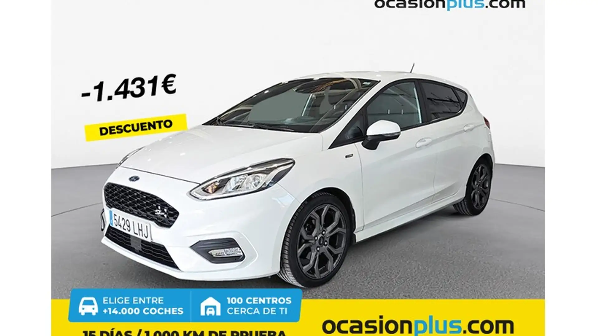 Ford Fiesta 1.0 EcoBoost S/S ST Line 140 Wit - 1