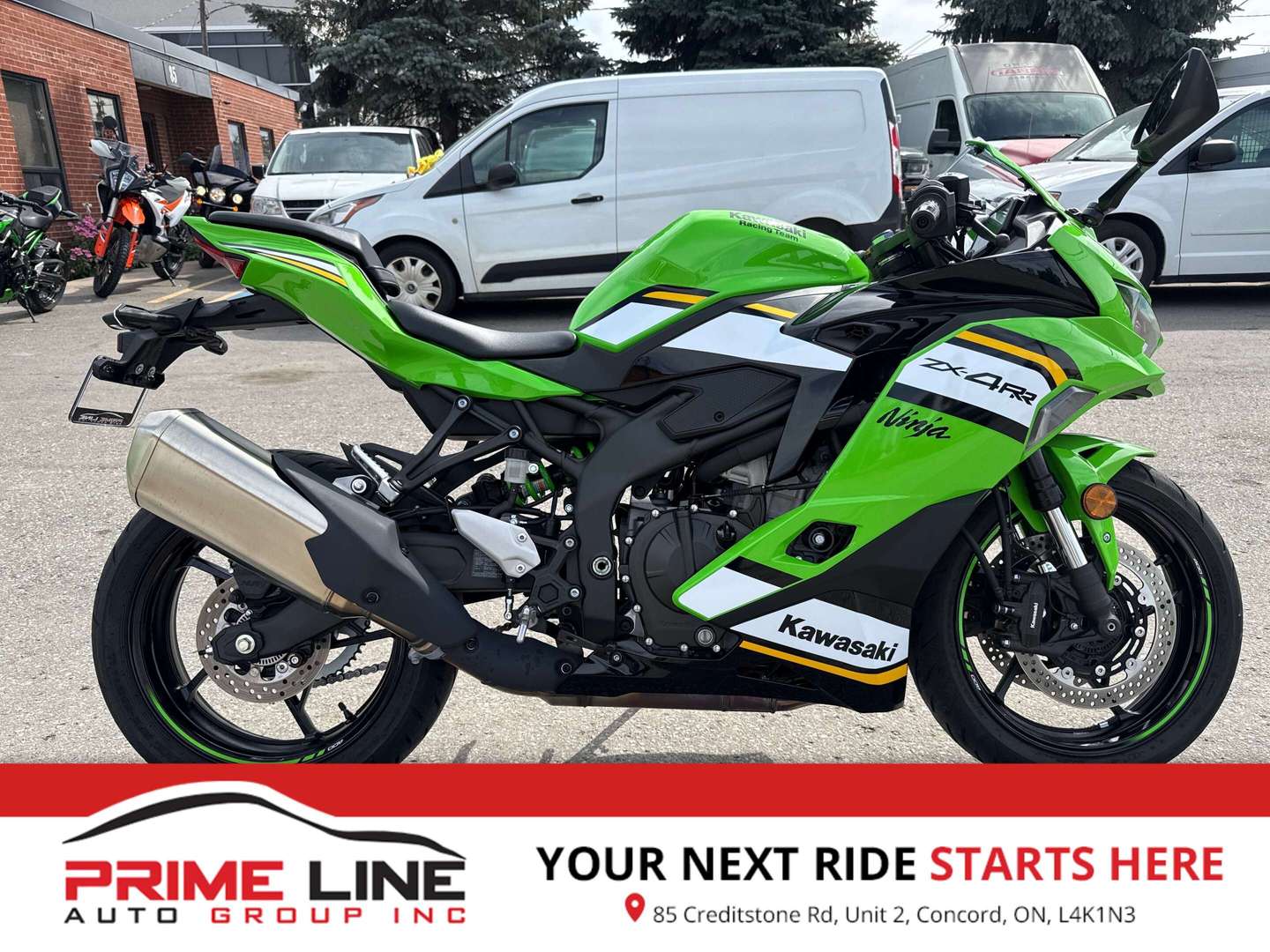 2025 Kawasaki Ninja ZX-4RR | $ 9,900 | 9,682 km Sport for sale by