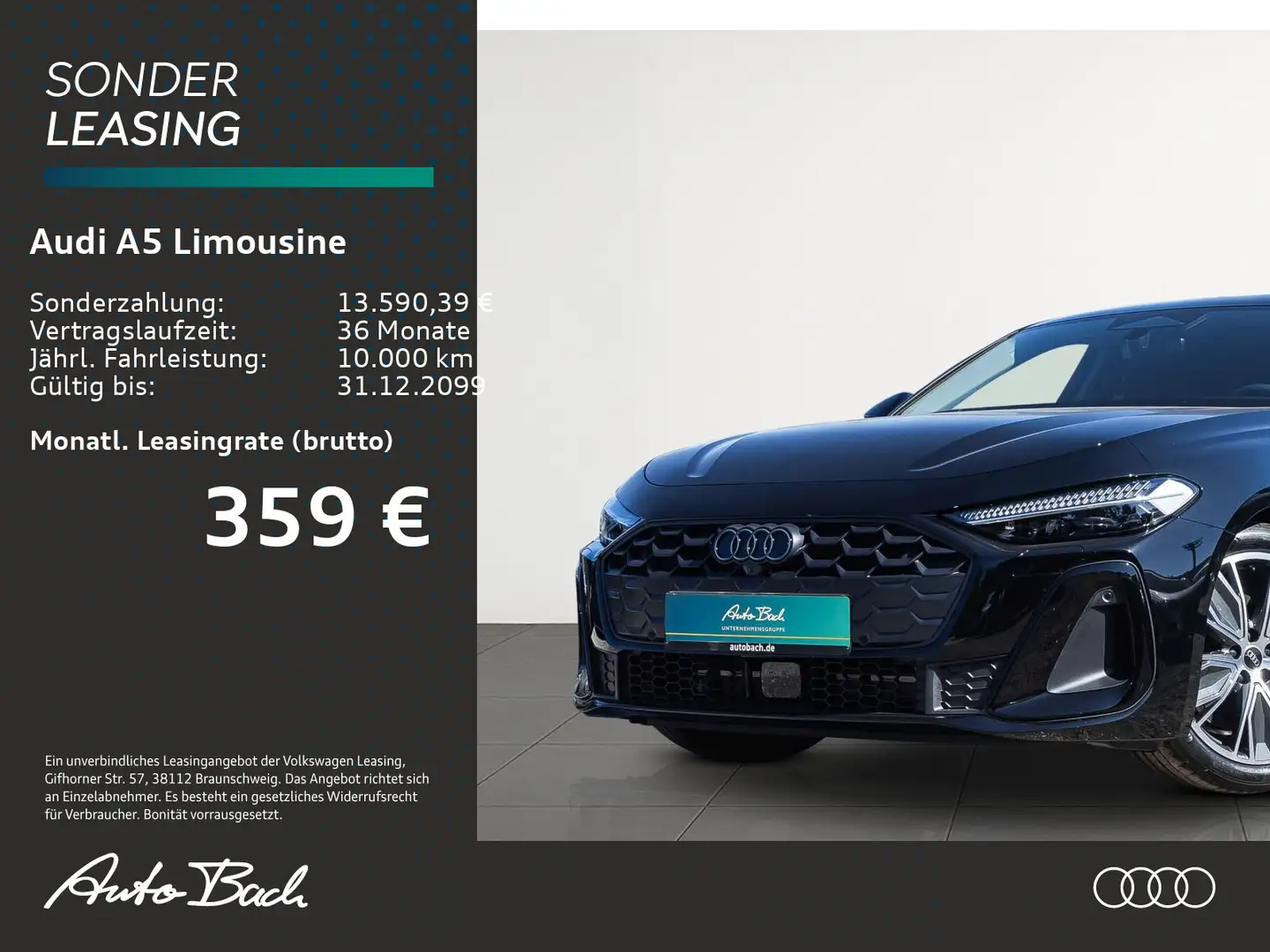 Audi A5 e-hybrid quattro 220 k W S tronic Schwarz - 2