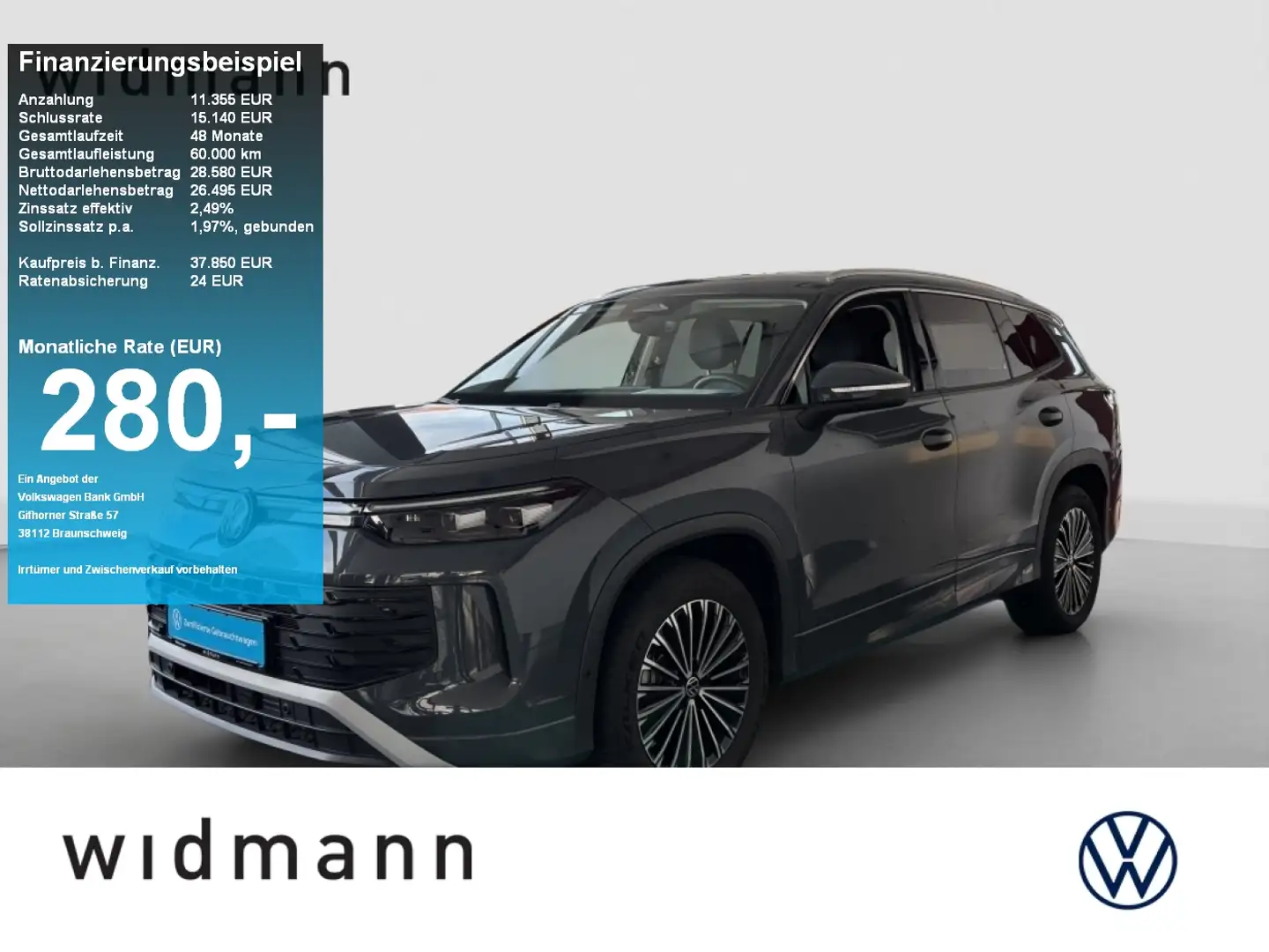 Volkswagen Tayron Life 1.5 eTSI 150 PS DSG NAVI AHK KAMERA Grau - 1