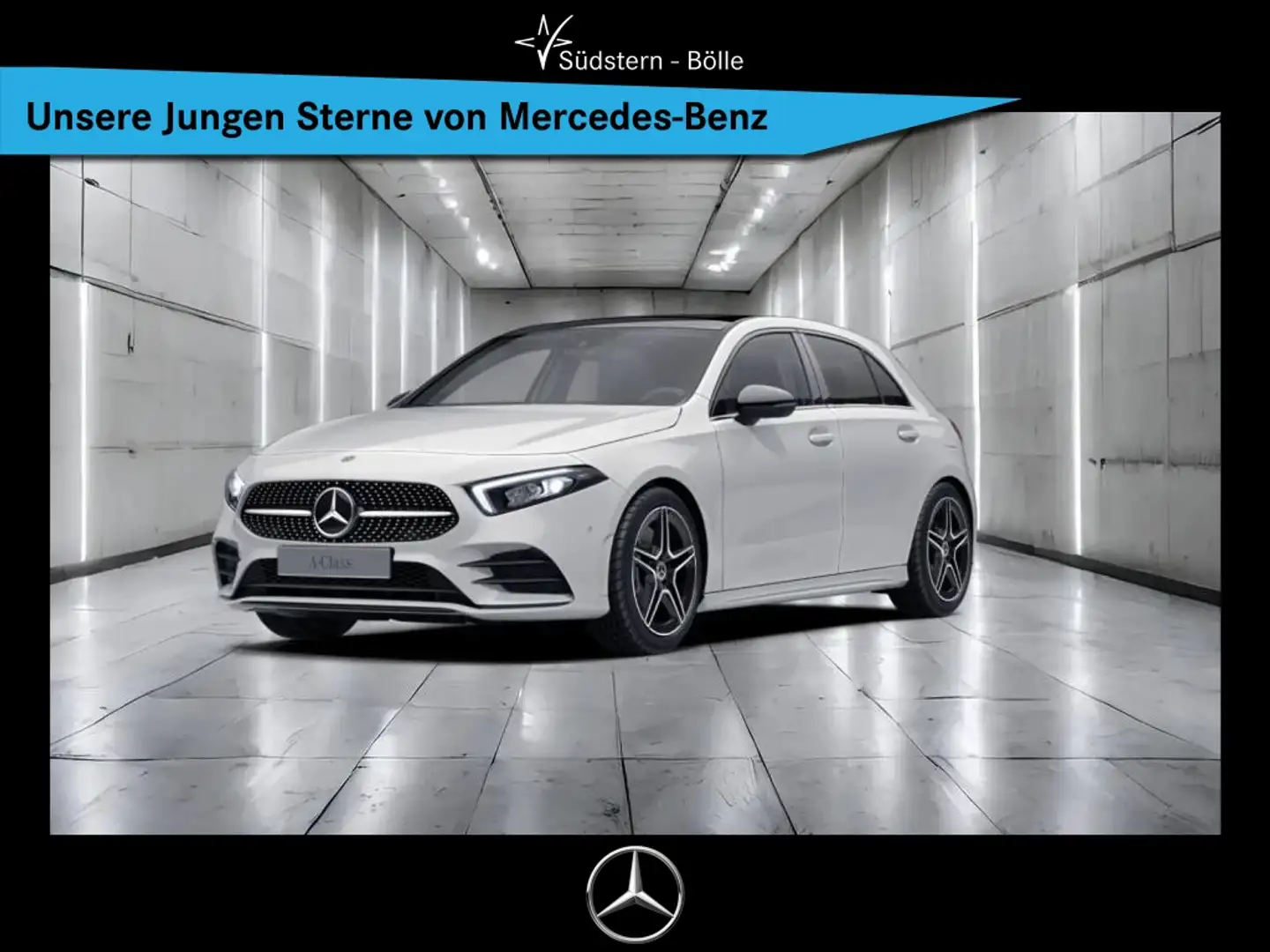 Mercedes-Benz A 250 4M AMG+PANO-DACH+DISTRONIC+STANDHZG+KAMERA Blanc - 1