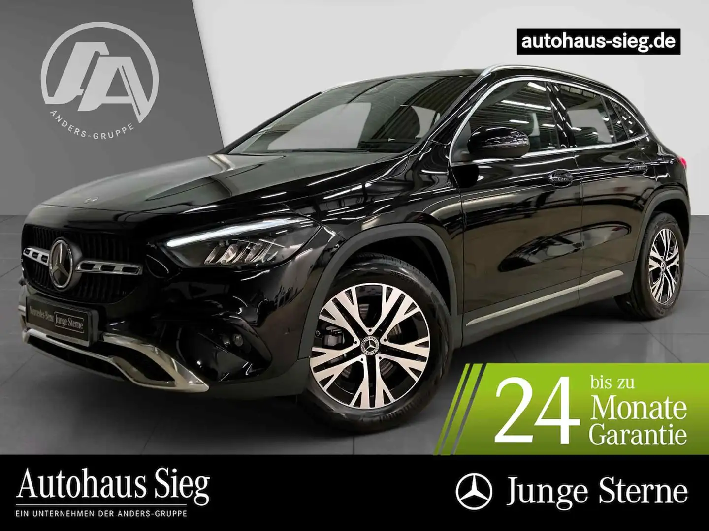 Mercedes-Benz GLA 200 Progressive+MBUX+LED+Kam+Key+Distr+Sthz Noir - 1