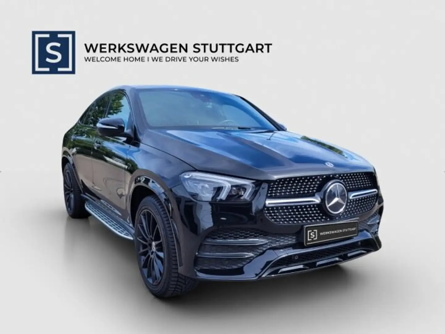 Mercedes-Benz GLE 350 GLE 350 e 4M Coupé AMG Night 21'' NappaLed Tritt Zwart - 2