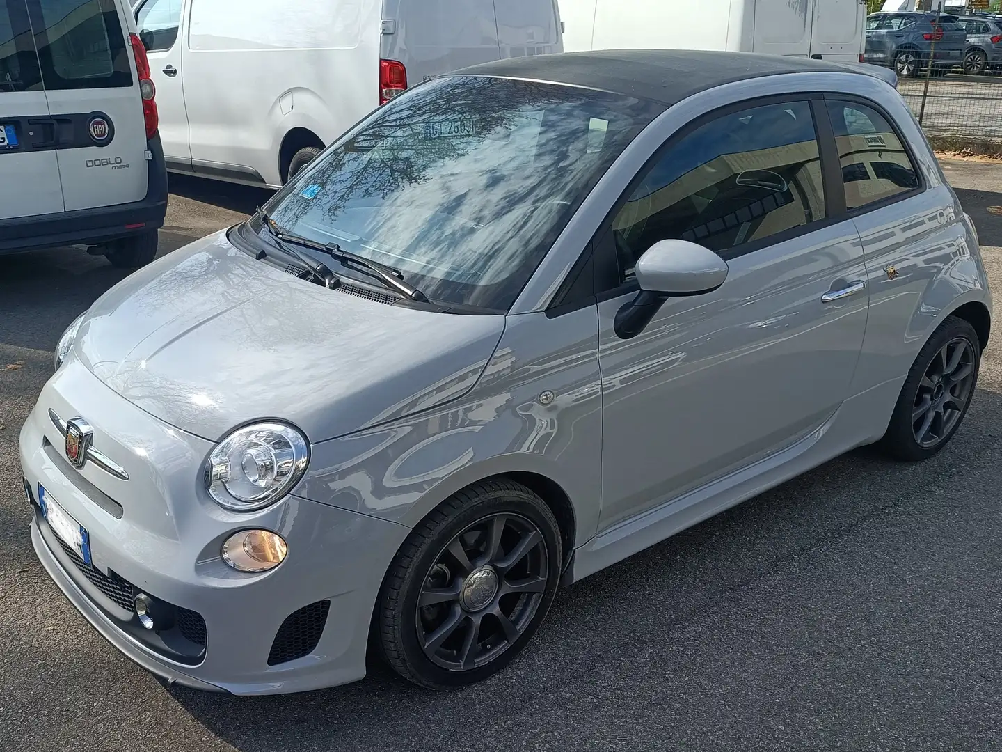 Abarth 500C 500C 1.4 16v t. t-jet bicol. 140cv MTA Szürke - 1