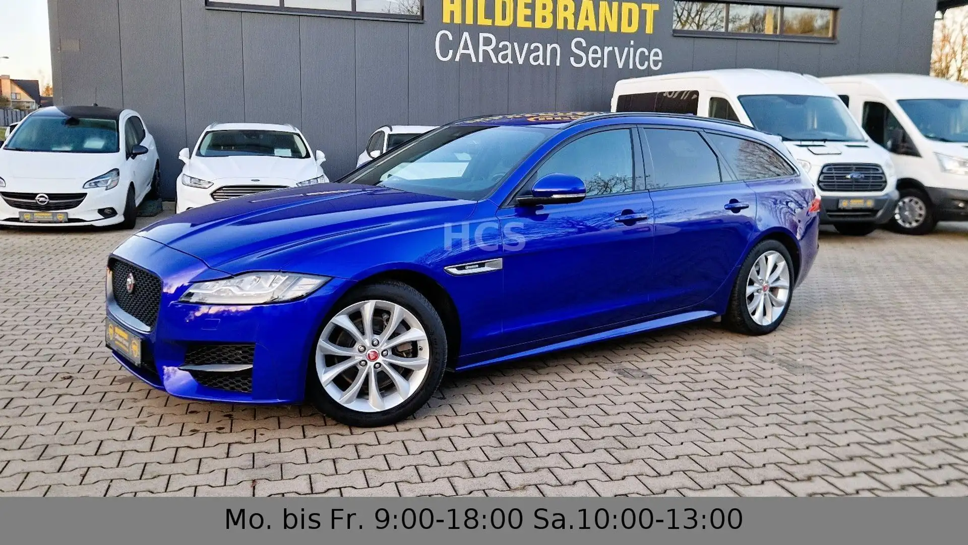 Jaguar XF Sportbrake R-Sport AWD LED Teilleder Blau - 2