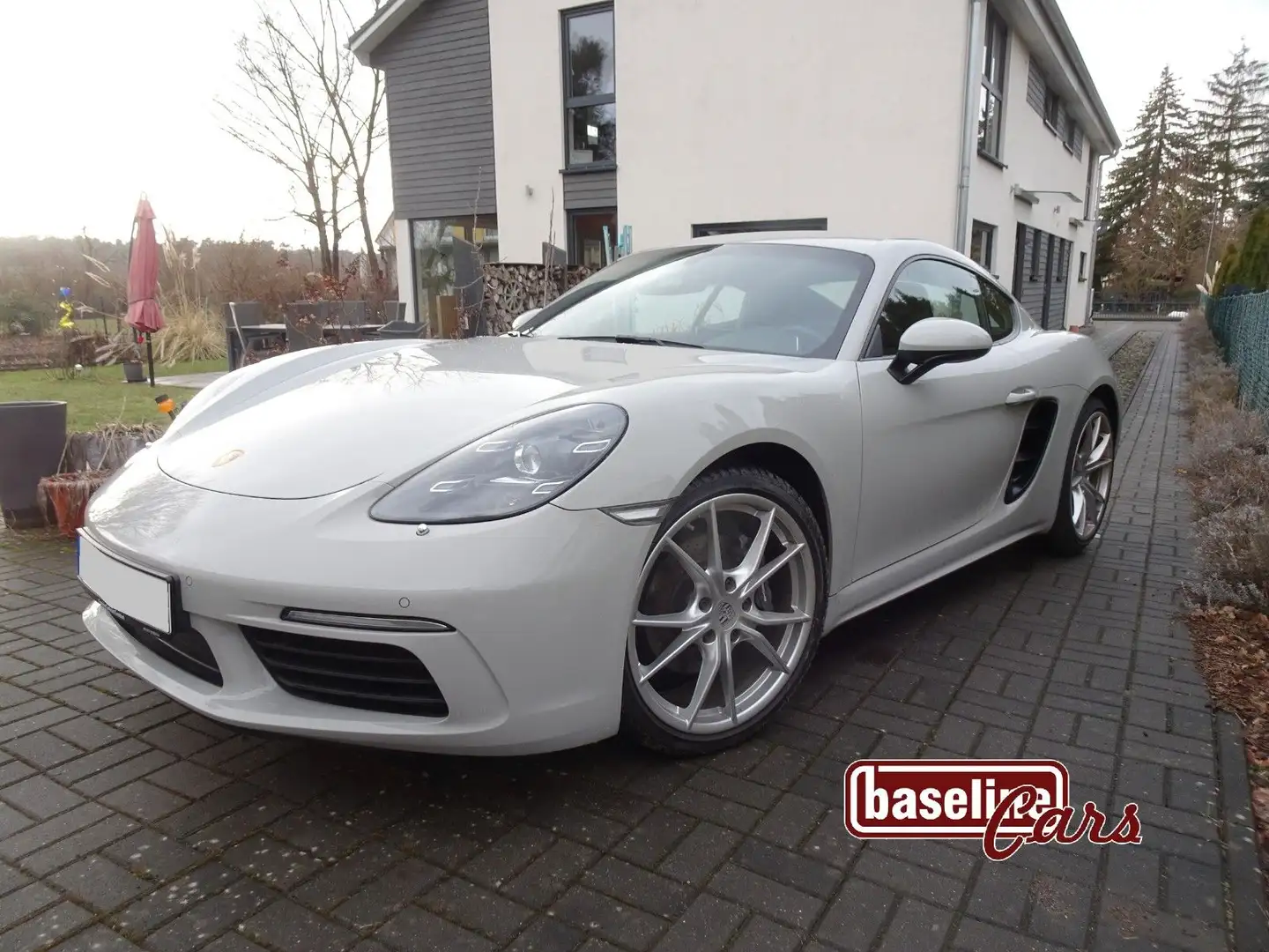 Porsche Cayman 718 SportChrono Leder Scheckheft - MwSt Grau - 1