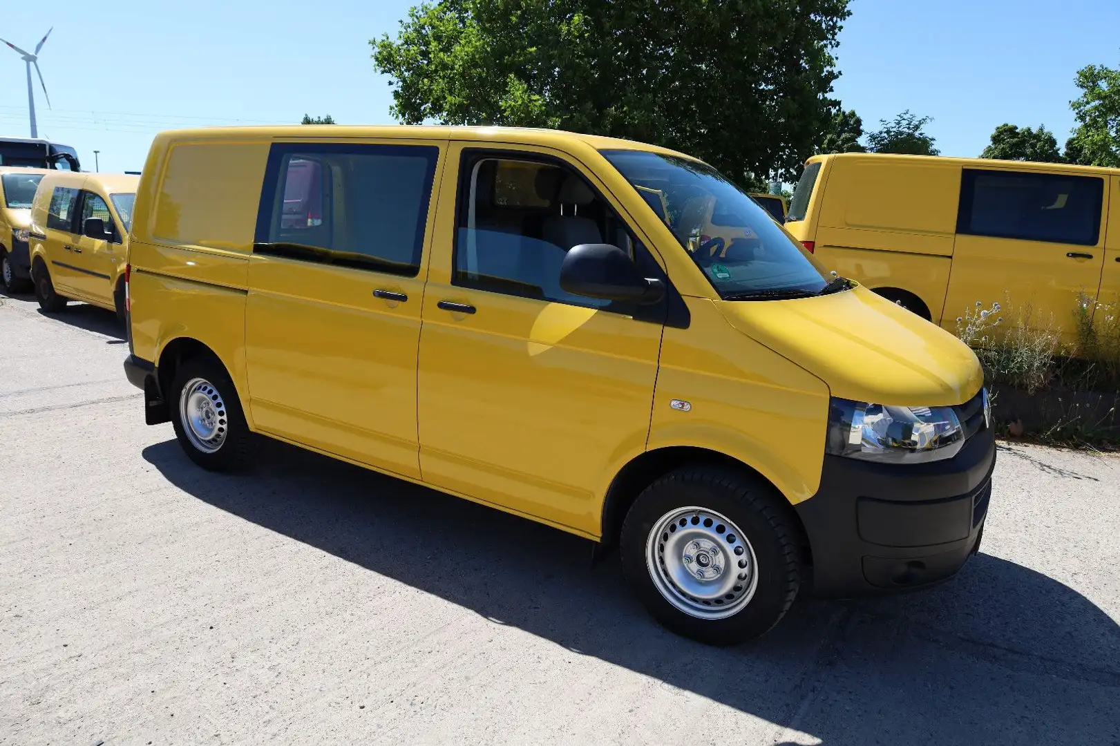 Volkswagen T5 Transporter Kasten-Kombi 2.0 TDI/EU5 Geel - 1