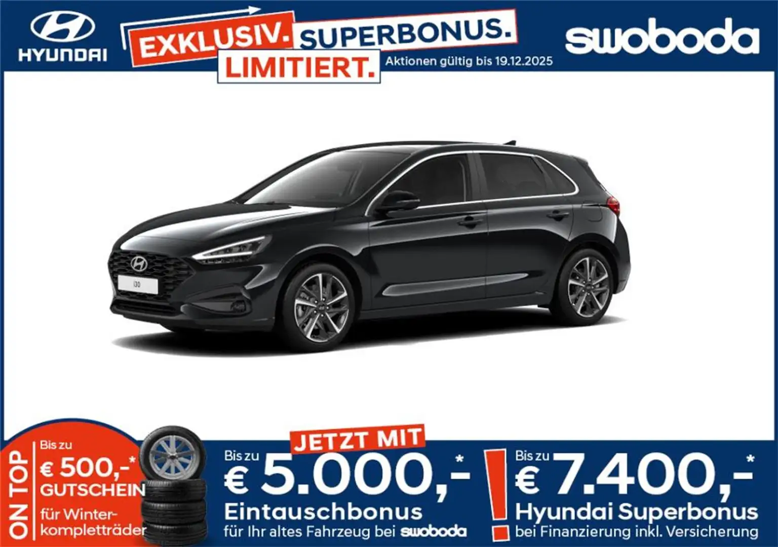 Hyundai i30 - PD Smart Line 1.5 DPI c5bs1 Noir - 1