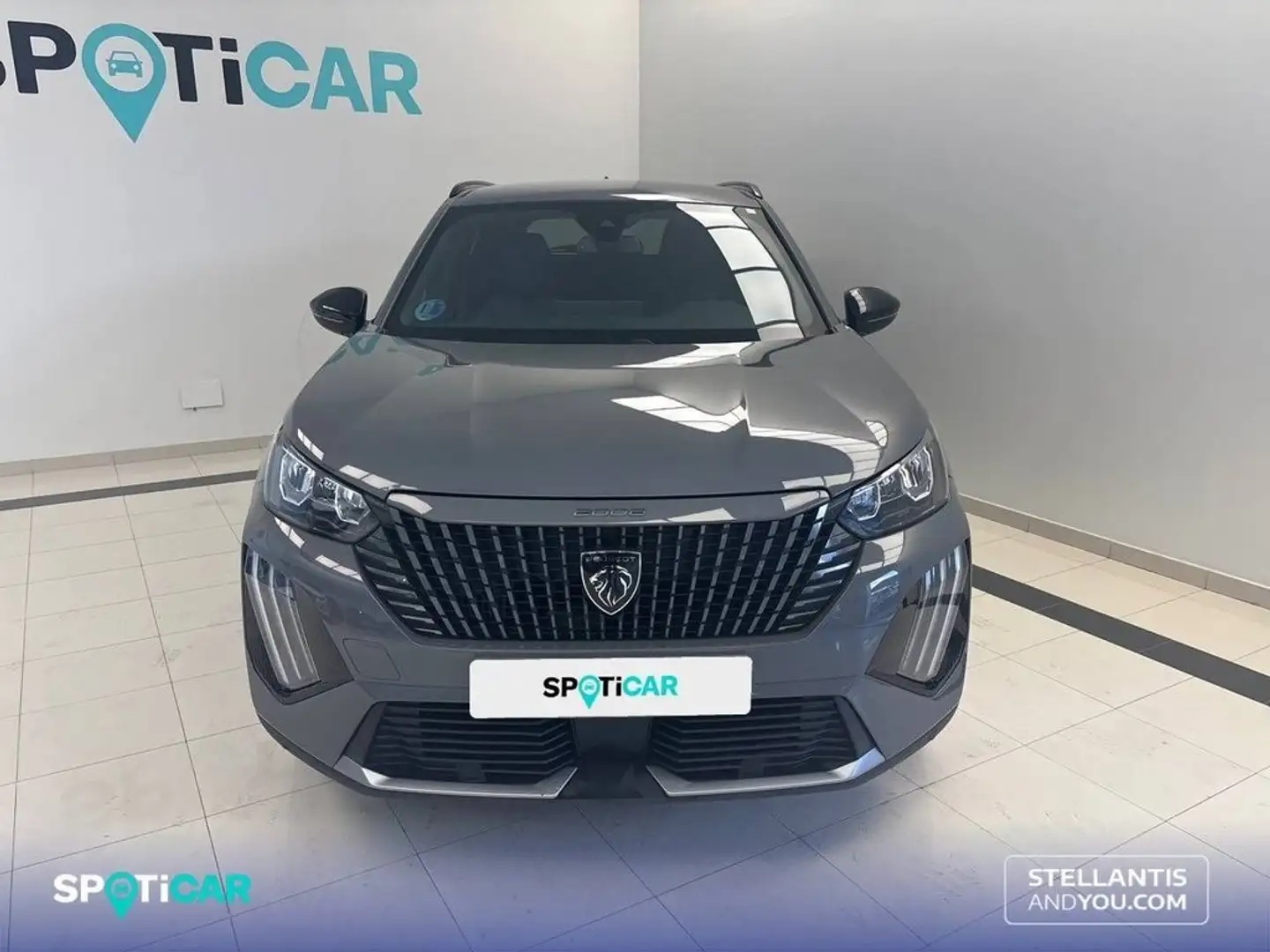Peugeot 2008 Hybrid Allure eDCS6 145 Gris - 2