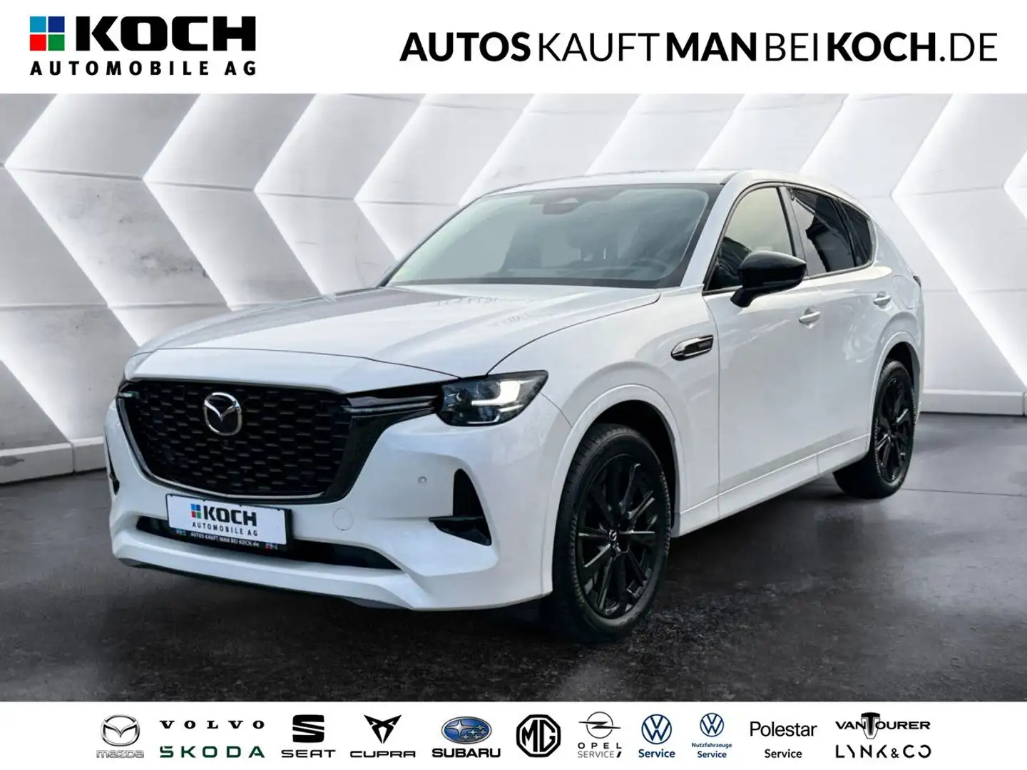 Mazda CX-60 AWD PHEV HOMURA MatrixLED ACC 360 HUD BOSE Weiß - 1
