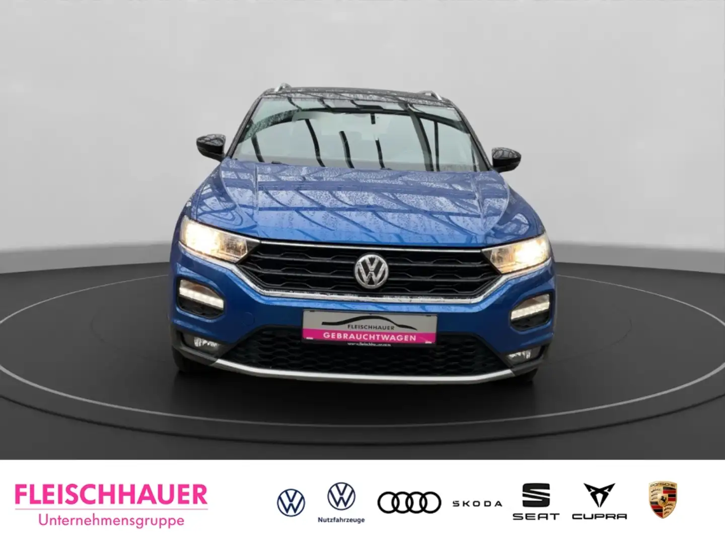 Volkswagen T-Roc 2.0 TSI DSG Sport 4Motion Navi ACC Klimaautom Fahr Blau - 2
