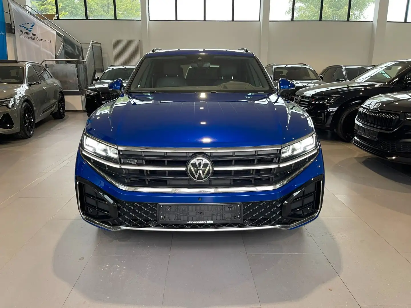 Volkswagen Touareg R-Line 3.0 TDI 4M LUFT/MATRIX/STHZ/AHK Blau - 2