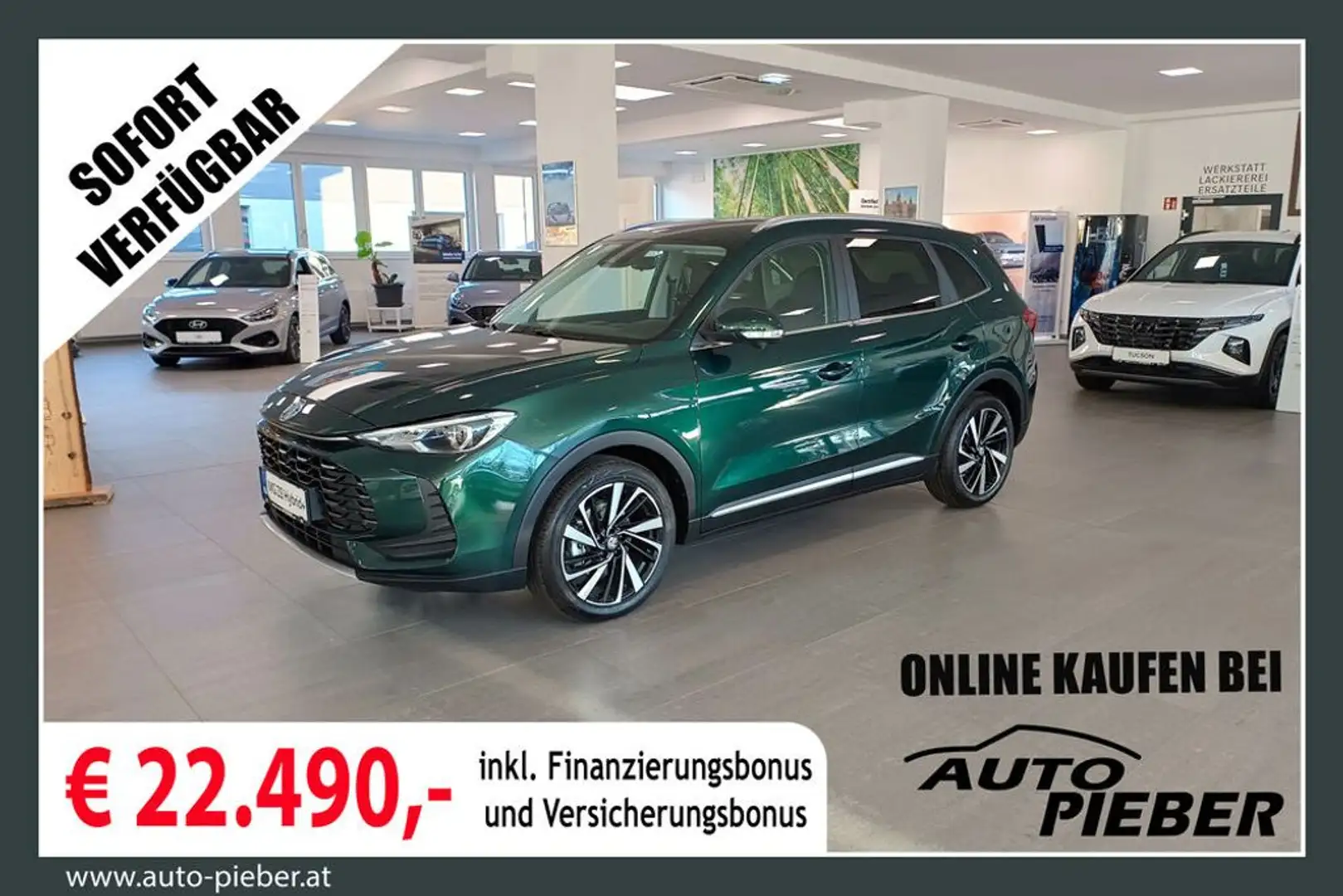MG ZS ZS Hybrid 1.5 VTi Luxury *Winterräder GRATIS* Vert - 1