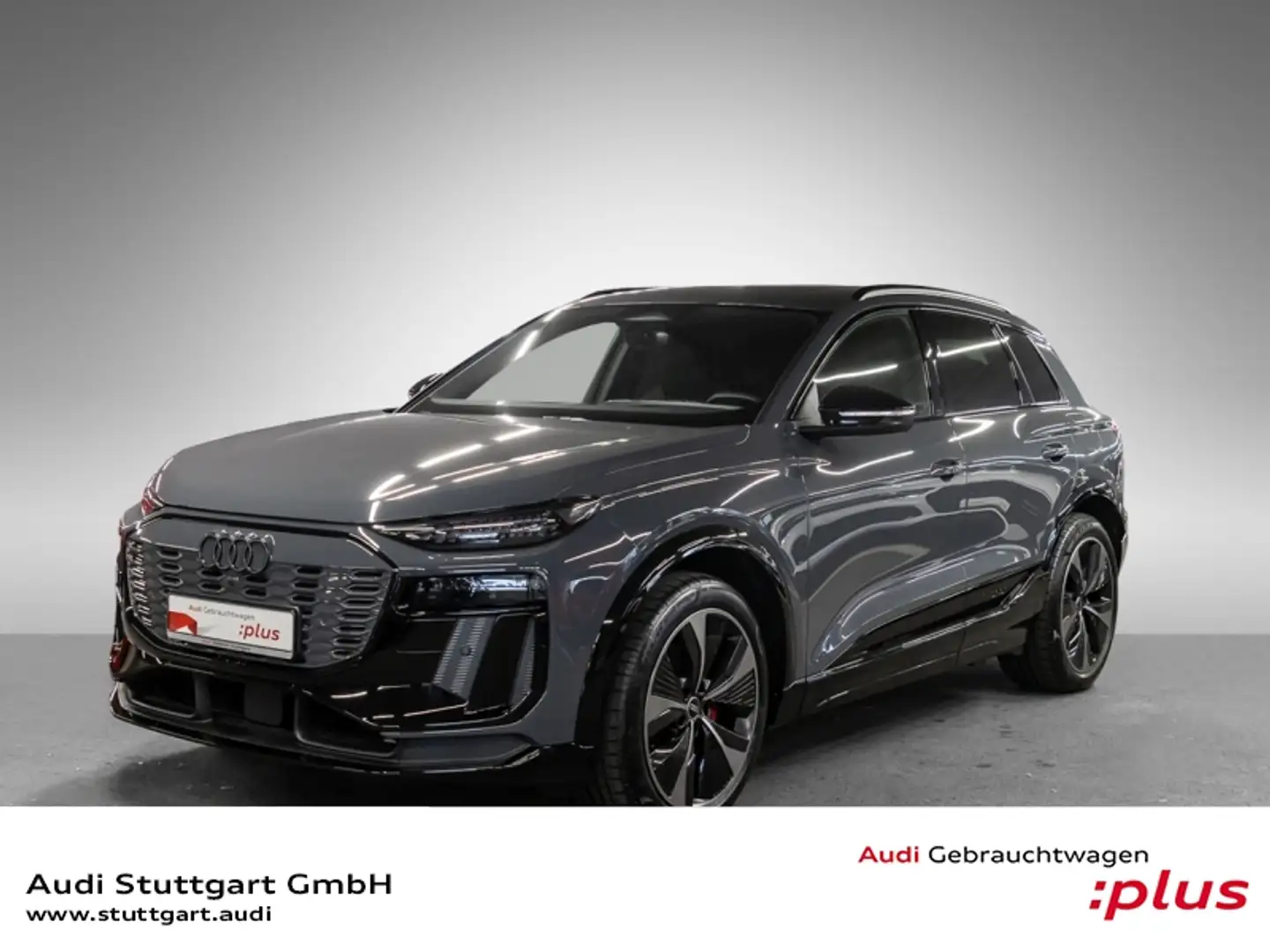 Audi Q6 e-tron 55 quattro S line edition one grey Gris - 1