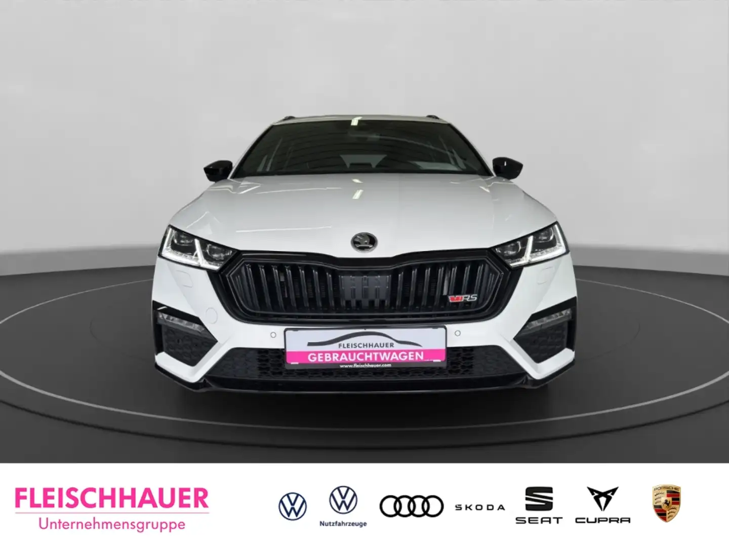 Skoda Octavia Combi RS 2,0 TDI LED+AHK+ACC+HUD+RFK+NAVI+CARPLAY+ Weiß - 2