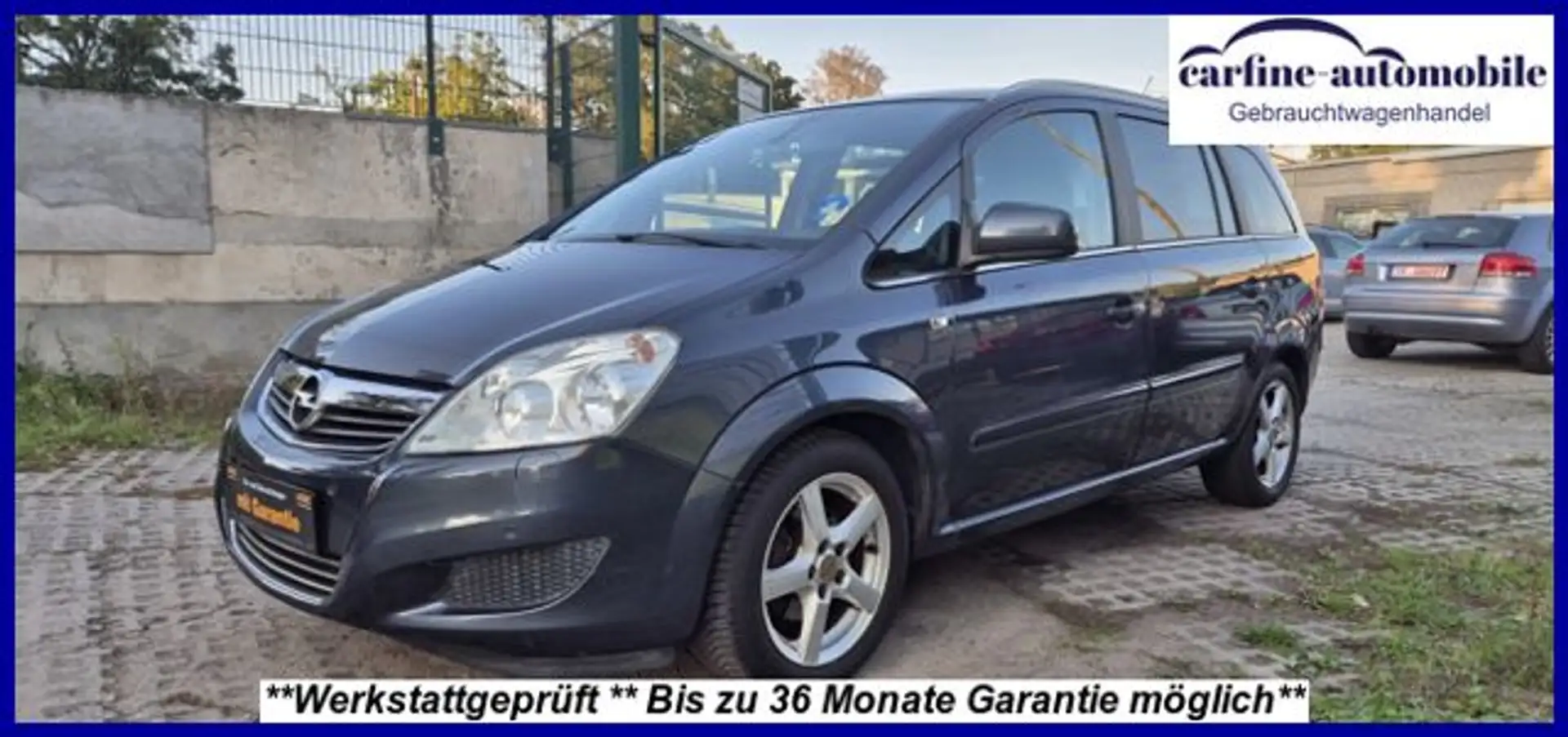 Opel Zafira B Aut 7-Sitz 2.Hd orig.93TKM GARANTIE Blau - 2
