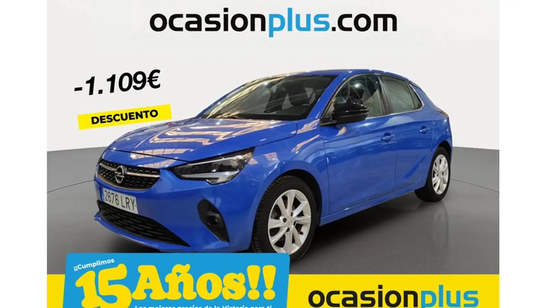 Opel Corsa 1.2T XHT S/S Elegance AT8 100 Blauw - 1