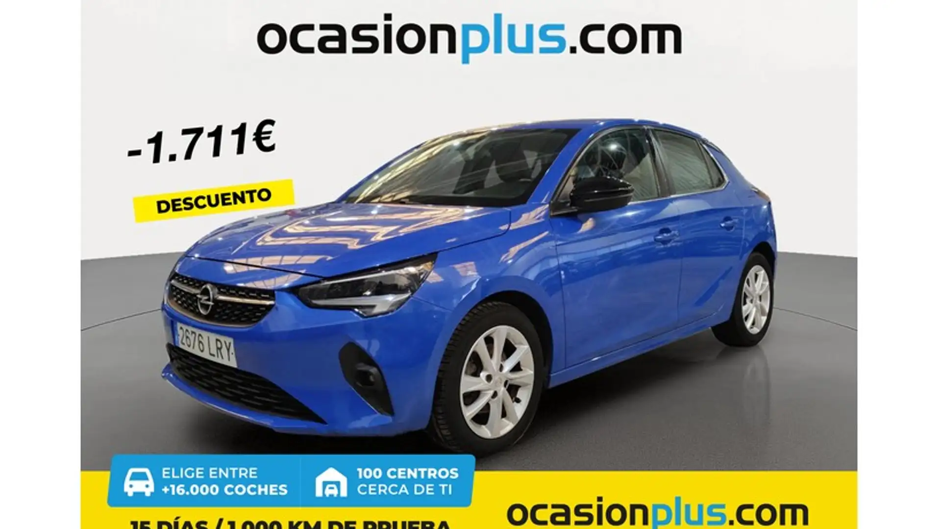 Opel Corsa 1.2T XHT S/S Elegance AT8 100 Bleu - 1