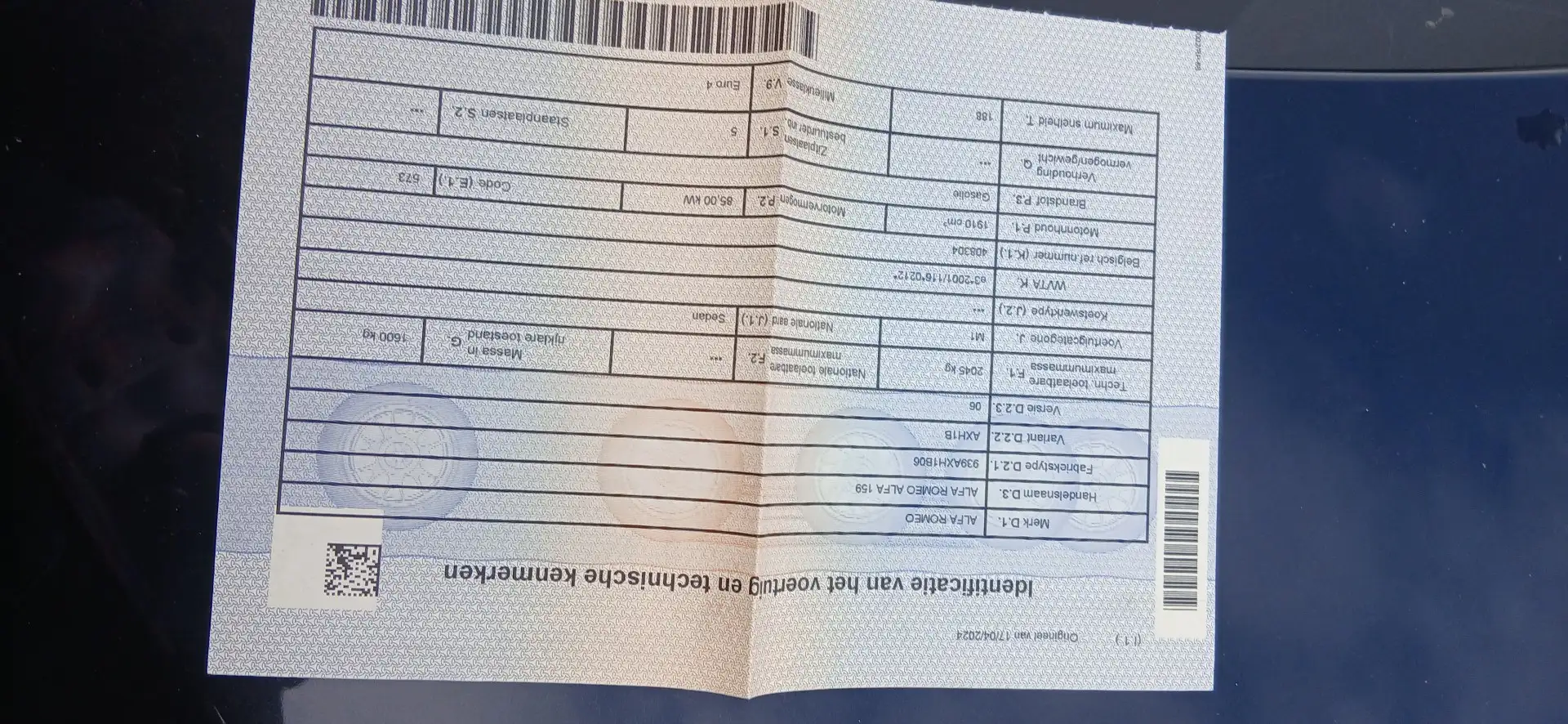 Alfa Romeo 159 Sportwagon 1.9 JTDM 8V DPF Distinctive - 1