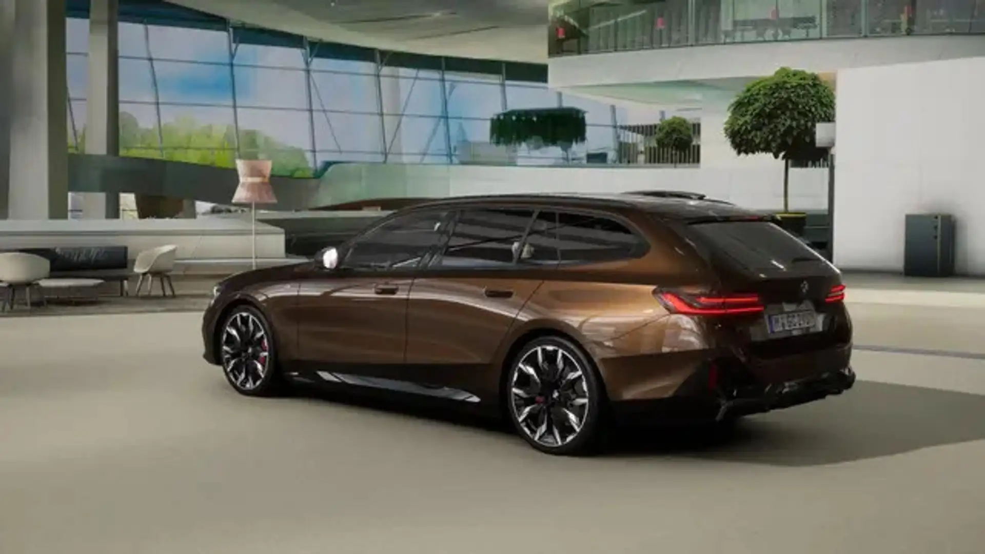 BMW 530 5-serie Touring 530e M Sport Automaat / Panoramada Bruin - 2