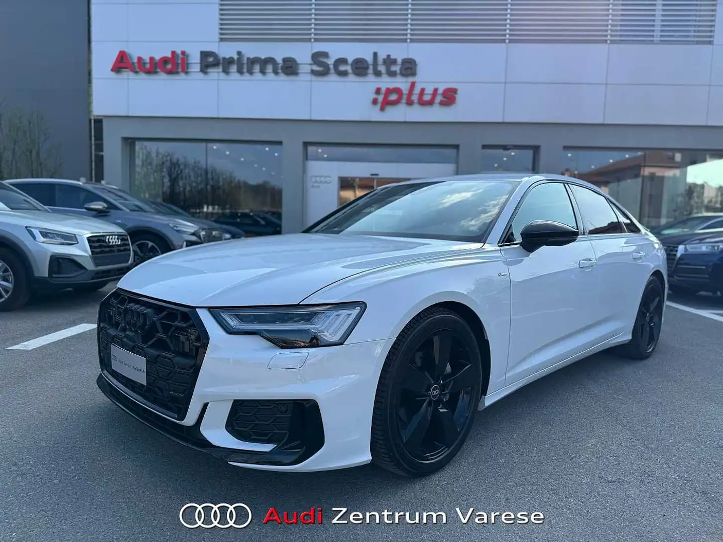 Audi A6 Berlina 40 TDI 204CV Quattro MHEV Stronic Sline Wit - 1