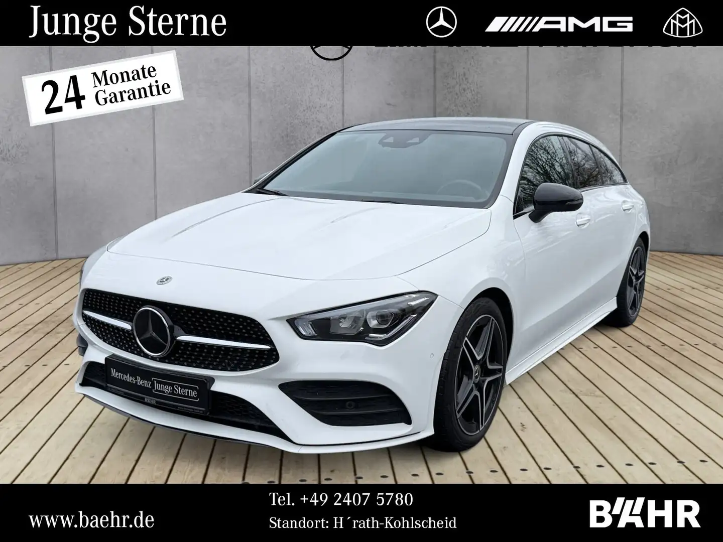 Mercedes-Benz CLA 250 CLA 250 Shooting Brake AMG/Pano/Night/Navi/18'' Weiß - 1
