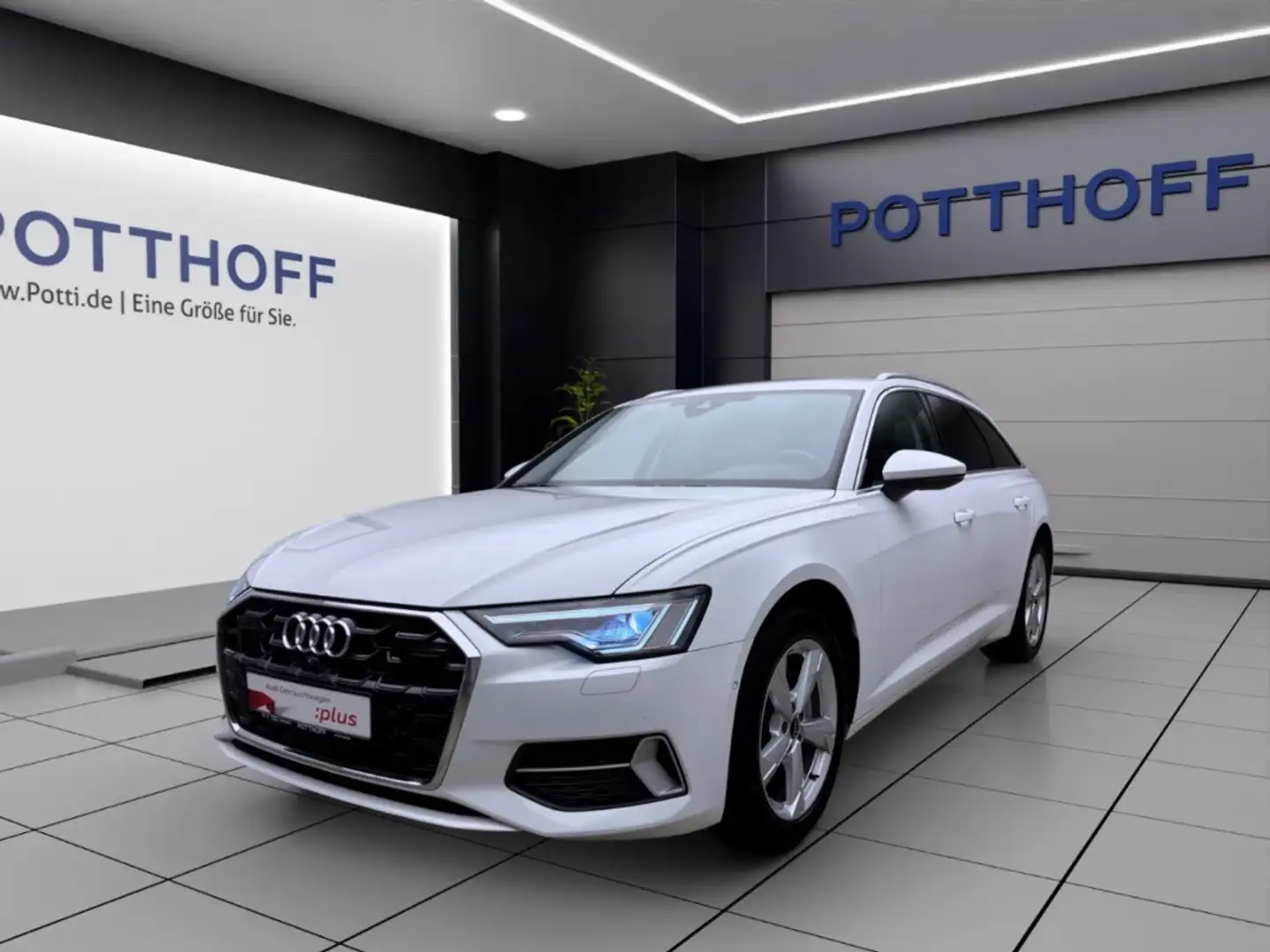 Audi A6 Avant 40 TDI ADVANCED AHK NAVI+ PDC SITZHZG Weiß - 1