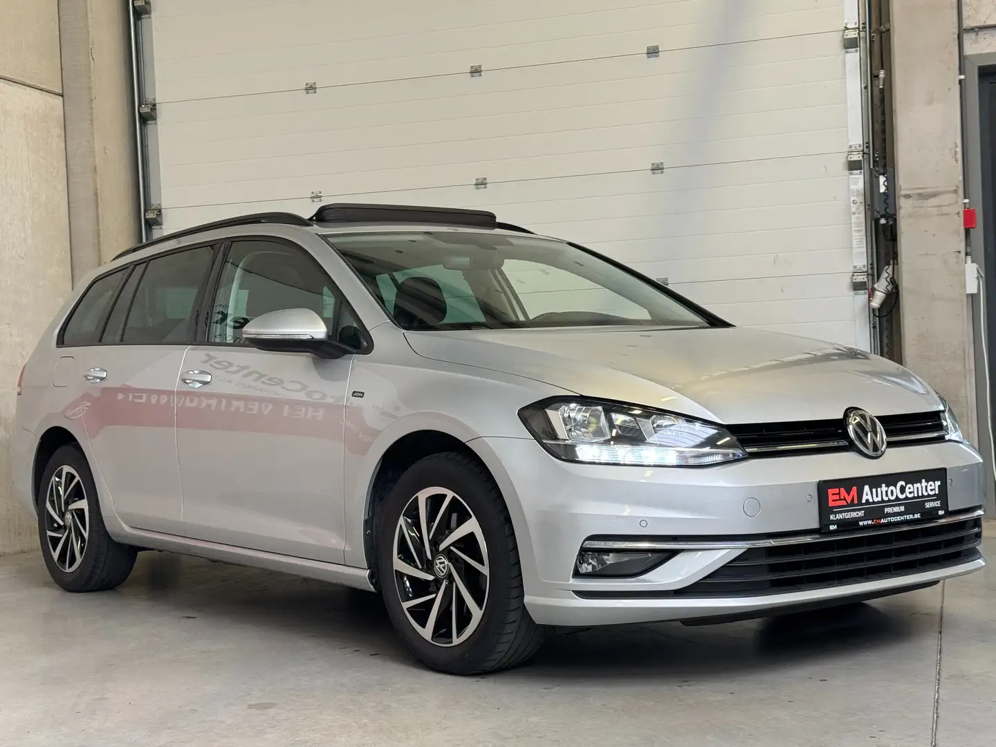 Volkswagen Golf Break 1.6 Tdi "Join" Pano dak-CAM-Acc-CarPlay-BTW Zilver - 2