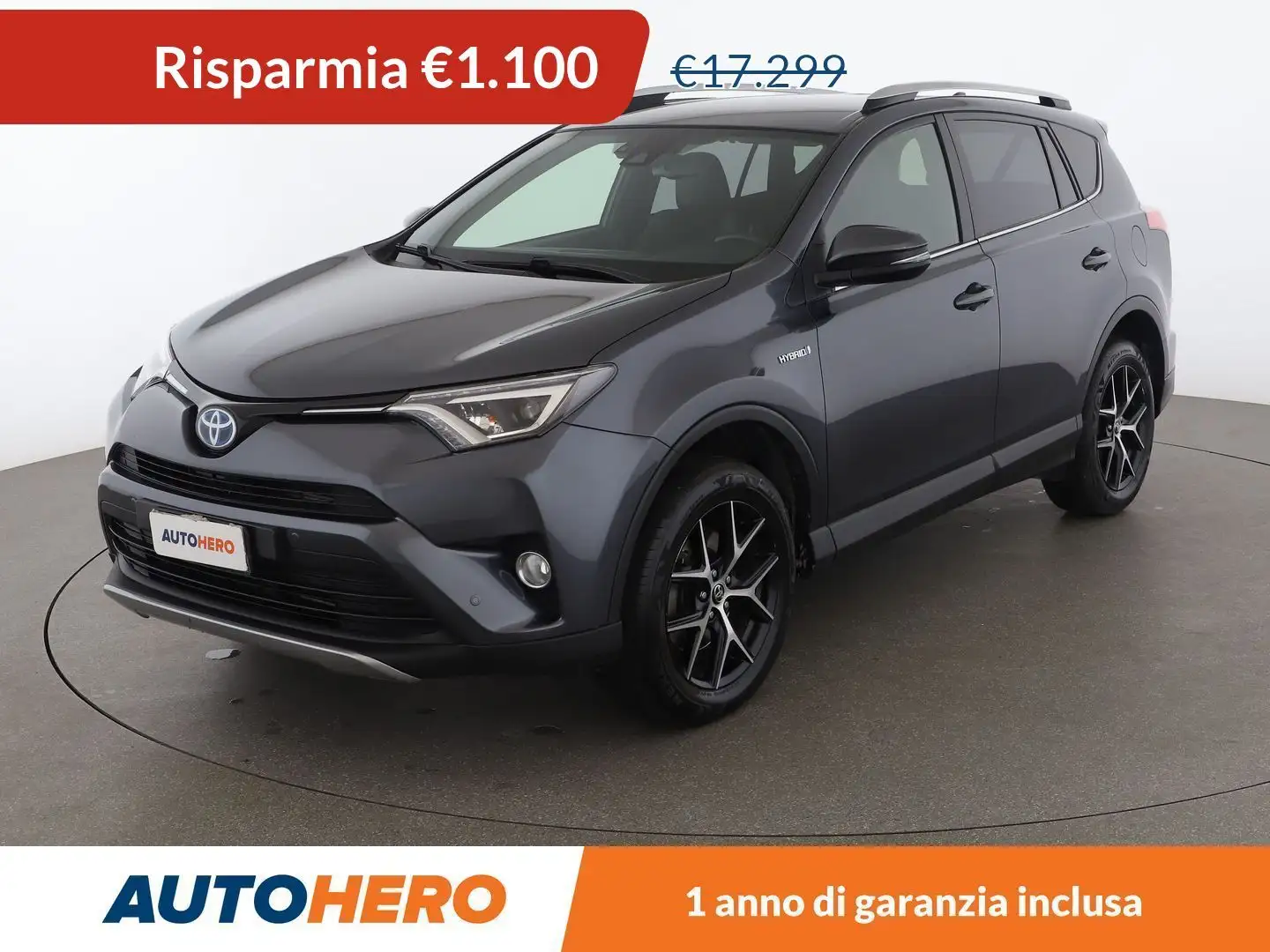 Toyota RAV 4 2.5 Hybrid Style 4WD Gris - 1