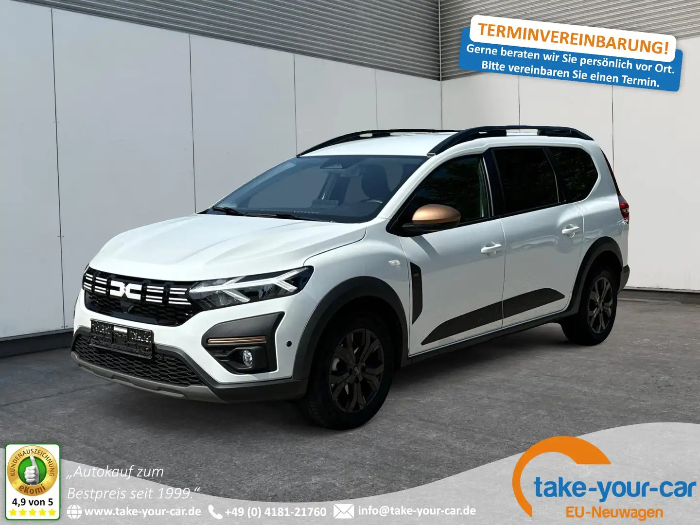 Dacia Jogger Extreme 7-SITZER+LED+SHZ+ALU+KAMERA+DAB 1.0 TCe... Weiß - 1