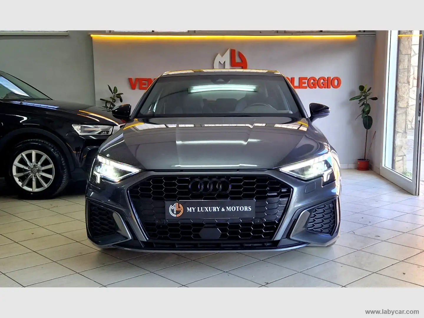 Audi A3 SPB 35 TFSI 150CV*S-LINE IDENTITY BLACK*P.CONSEGNA Grigio - 2