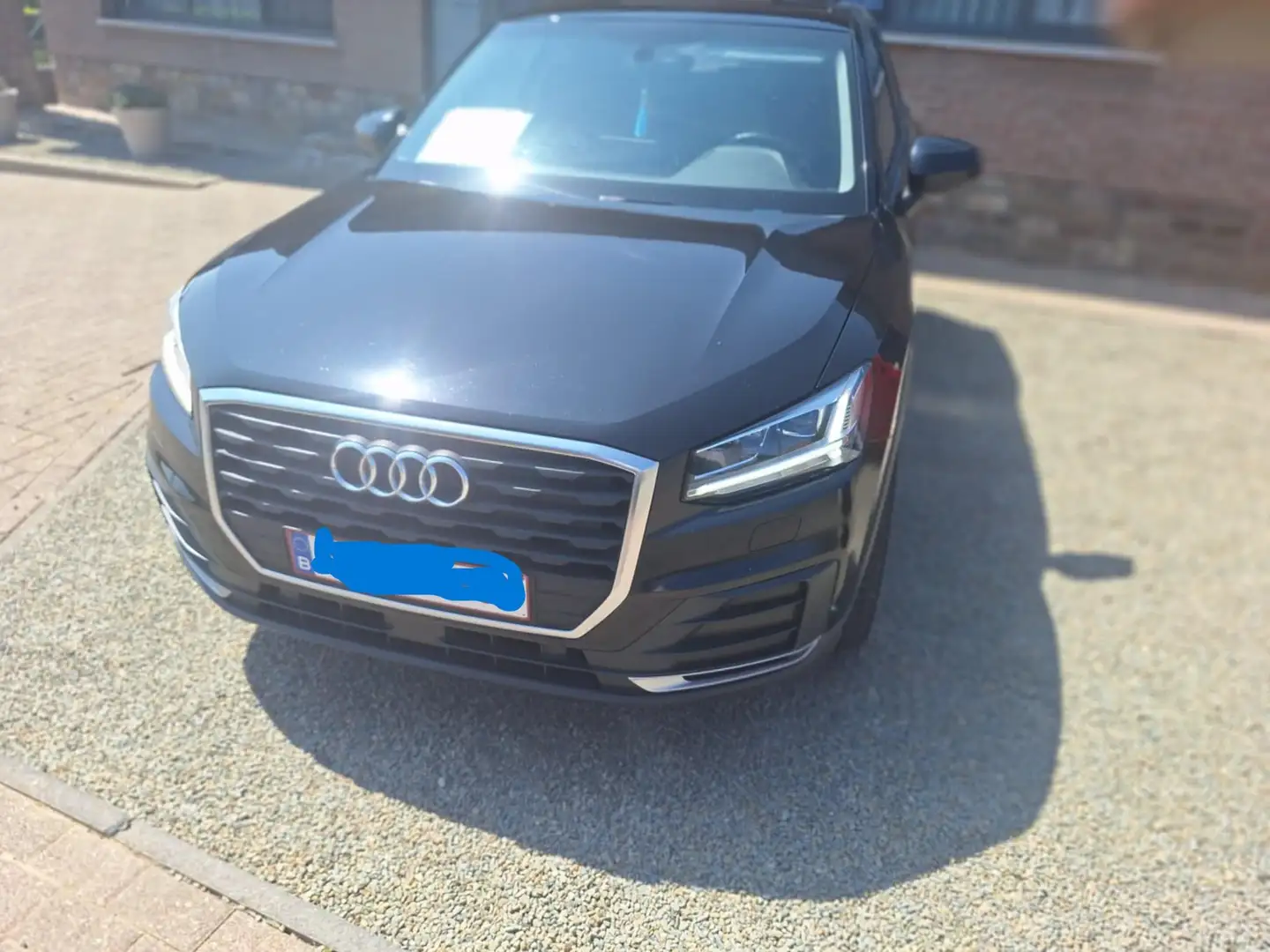 Audi Q2 Q2 1.6 TDI sport Zwart - 1