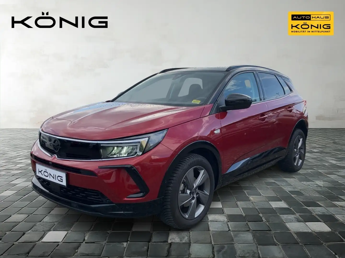 Opel Grandland X X GS 1.2T Alcantara Nav Rood - 1